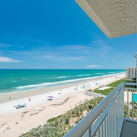 Large Oceanfront Balcony With Pool & Beach Access Located On The No-Drive Beach!